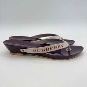 burberry flip flops